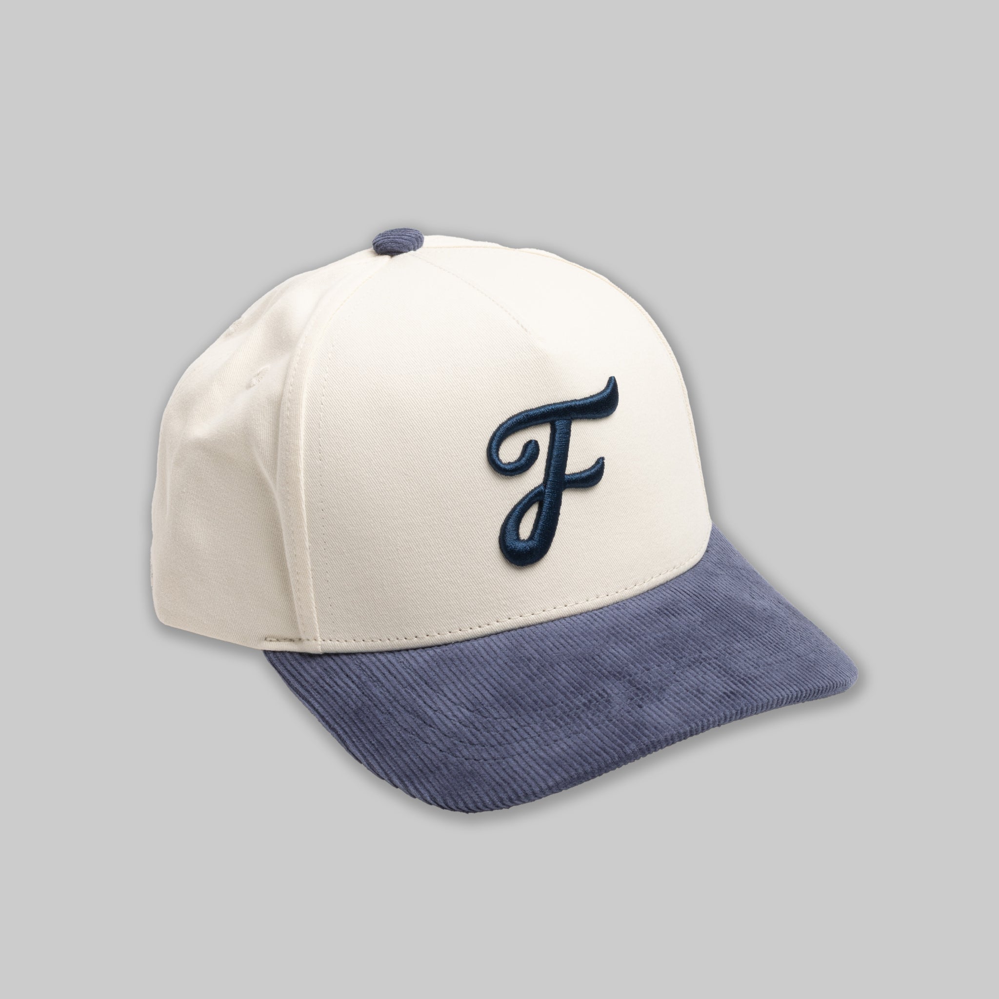 Monotype F Snapback - Bone White/Dutch Blue